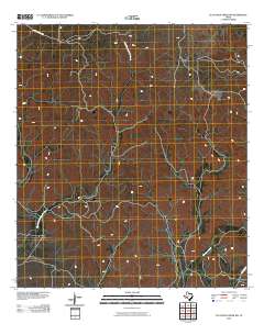 Flat Rock Creek NW 2010 topographic map thumbnail