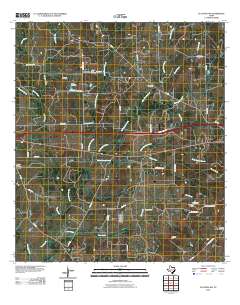 Flatonia NW 2010 topographic map thumbnail