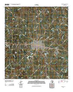 Giddings 2010 topographic map thumbnail