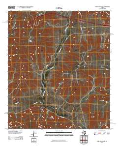 Fort Lancaster 2010 topographic map thumbnail