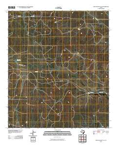 Fort McKavett NE 2010 topographic map thumbnail