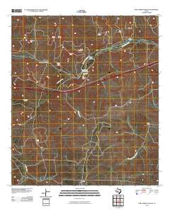 Fort Terrett Ranch 2010 topographic map thumbnail