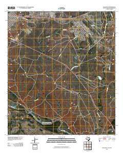 Del Rio SE 2010 topographic map thumbnail