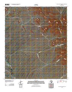 Eagle Mountains NW 2010 topographic map thumbnail