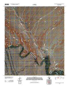 Eagle Mountains SW 2010 topographic map thumbnail
