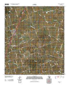 Jarrell 2010 topographic map preview