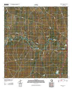 Harris Lake 2010 topographic map thumbnail