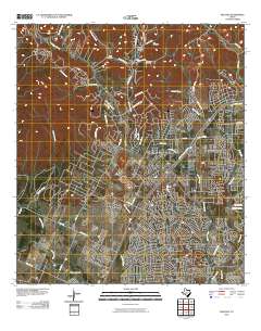 Helotes 2010 topographic map thumbnail