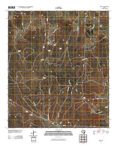 Hext 2010 topographic map thumbnail