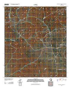 Kickapoo Caverns 2010 topographic map thumbnail