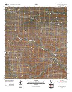 Hackberry Draw NW 2010 topographic map thumbnail