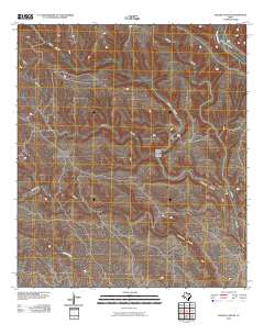 Hagler Canyon 2010 topographic map thumbnail