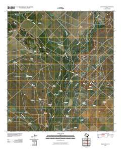 Halff Ranch 2010 topographic map thumbnail