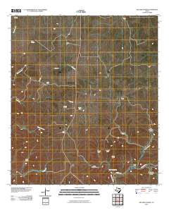 Hillcrest Ranch 2010 topographic map thumbnail