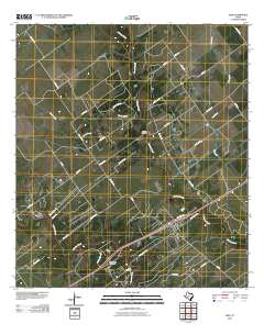 Inez 2010 topographic map thumbnail