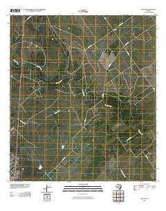 Inez NW 2010 topographic map thumbnail