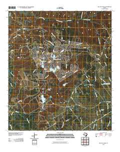 Hilltop Lakes 2010 topographic map thumbnail