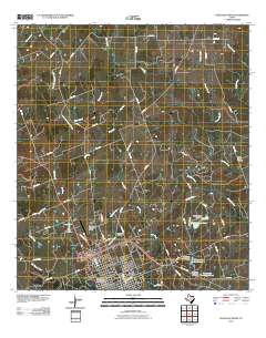 Gonzales North 2010 topographic map thumbnail