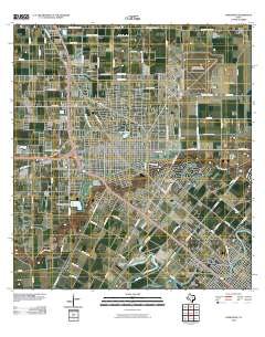 Harlingen 2010 topographic map thumbnail