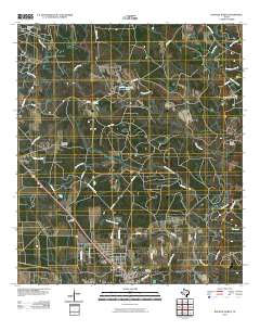 Kountze North 2010 topographic map thumbnail