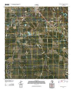 Kountze South 2010 topographic map thumbnail