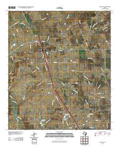 Leona SW 2010 topographic map thumbnail