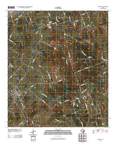 McDade 2010 topographic map thumbnail