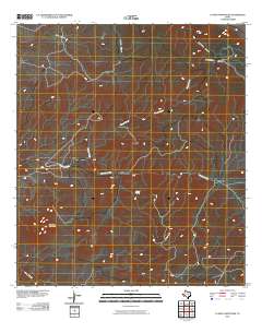 La Mota Mountain 2010 topographic map thumbnail