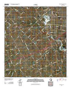 McQueeney 2010 topographic map thumbnail