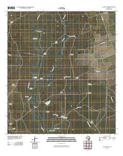 La Pryor NW 2010 topographic map thumbnail