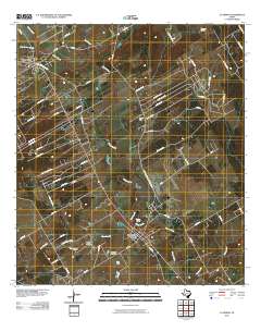 La Vernia 2010 topographic map thumbnail