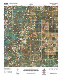 Merryville South 2010 topographic map thumbnail