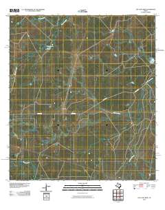 Live Oak Creek 2010 topographic map thumbnail
