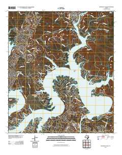 Mansfield Dam 2010 topographic map thumbnail