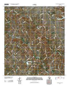 Lockhart South 2010 topographic map thumbnail