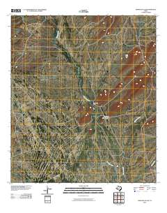 Maravillas Gap 2010 topographic map thumbnail