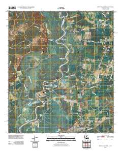 Merryville North 2010 topographic map thumbnail
