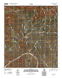 Lone Grove 2010 topographic map thumbnail