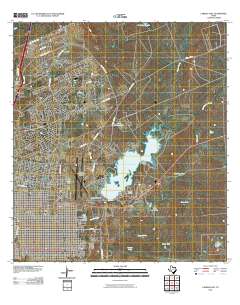Laredo East 2010 topographic map thumbnail