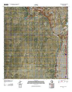 Laredo West 2010 topographic map thumbnail