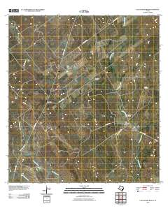 Las Escobas Ranch 2010 topographic map thumbnail