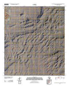 Las Vegas De Los Ladrones SW 2010 topographic map thumbnail