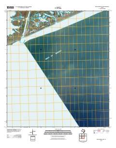 Matagorda SW 2010 topographic map thumbnail