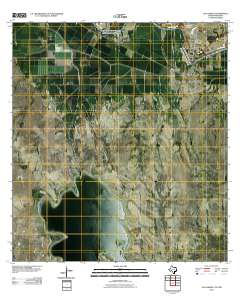 Los Garzas 2010 topographic map thumbnail