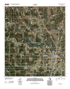 Kirbyville 2010 topographic map thumbnail