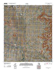 McCamey South 2010 topographic map thumbnail