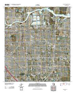 Pasadena 2010 topographic map thumbnail