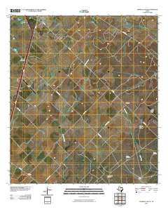 Pearsall South 2010 topographic map thumbnail