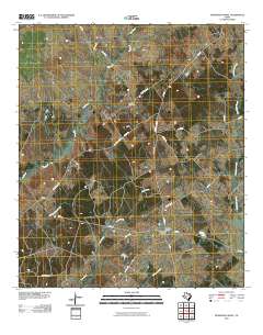 Pearsons Chapel 2010 topographic map thumbnail