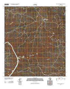 Pecos High Bridge 2010 topographic map thumbnail